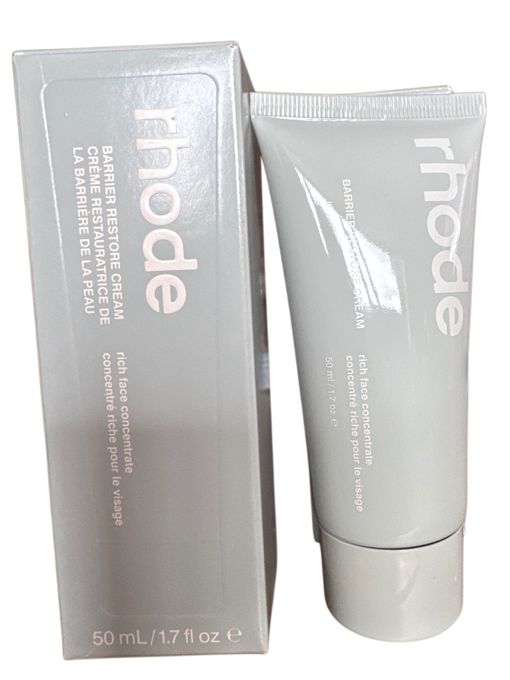 Rhode Peptide Glazing Fluid Moisturizer - Gray/White set of two 1.7 fl oz